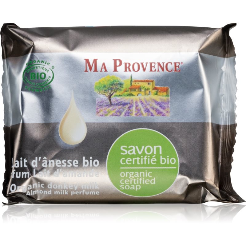 Ma Provence Donkey Milk & Almond Milk přírodní tuhé mýdlo 75 g