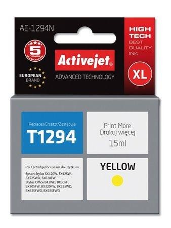 ActiveJet ink cartr. Eps T1294 Yellow SX525/BX320/BX625 100% NEW     AE-1294, EXPACJAEP0206