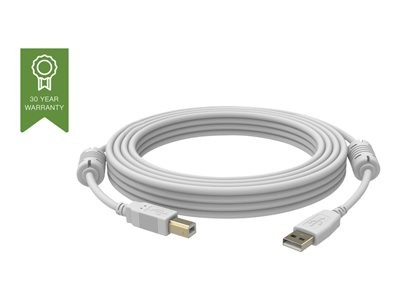 Vision Techconnect - Kabel USB - USB typ B (M) do USB (M) - USB 2.0 - 2 m - bílá
