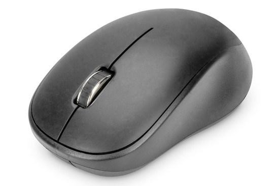 DIGITUS Bezdrátová optická myš 3D, 2,4 GHz, 1000 dpi, černá, DA-20161