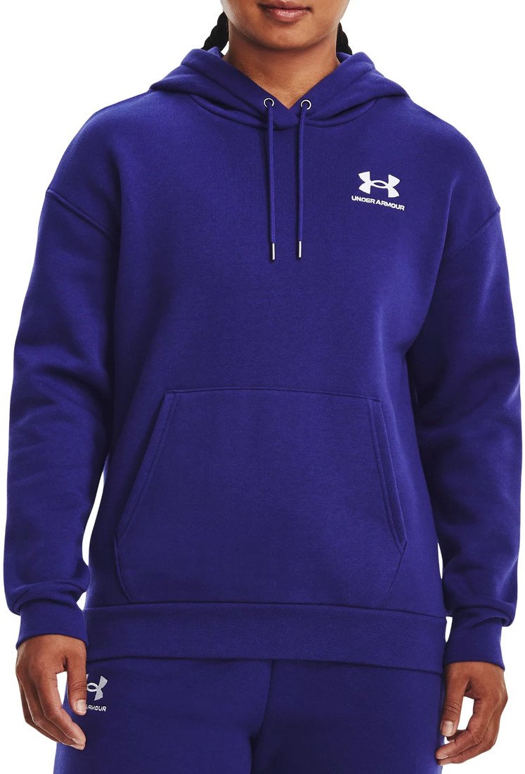 Mikina s kapucí Under Armour Essential Fleece Hoodie-BLU