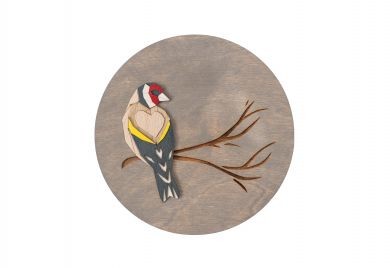 Goldfinch Wooden Image