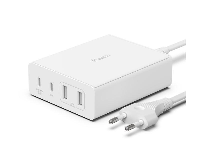 Belkin nabíječka 108W 2x USB-C, 2x USB-A