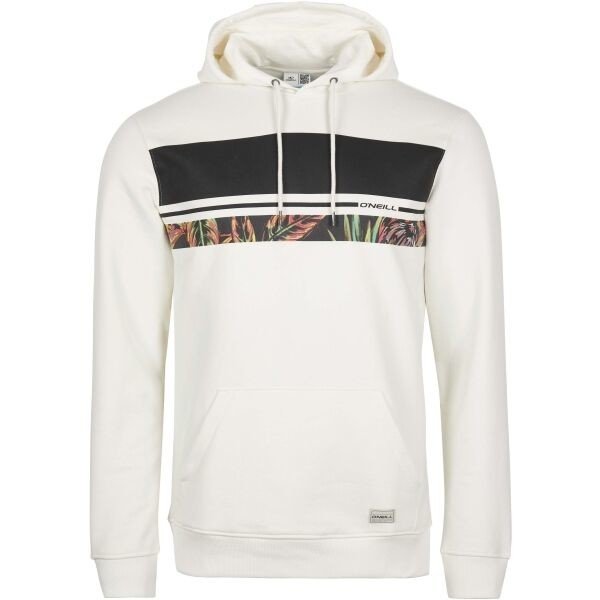 O'Neill BLOCK HOODIE Pánská mikina, bílá, velikost M