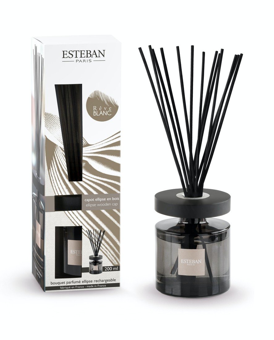Esteban Paris Parfums  ESTEBAN - DIFUZÉR 200 ML - scented bouquet ellipse - MOKA - reve blanc 200 ml