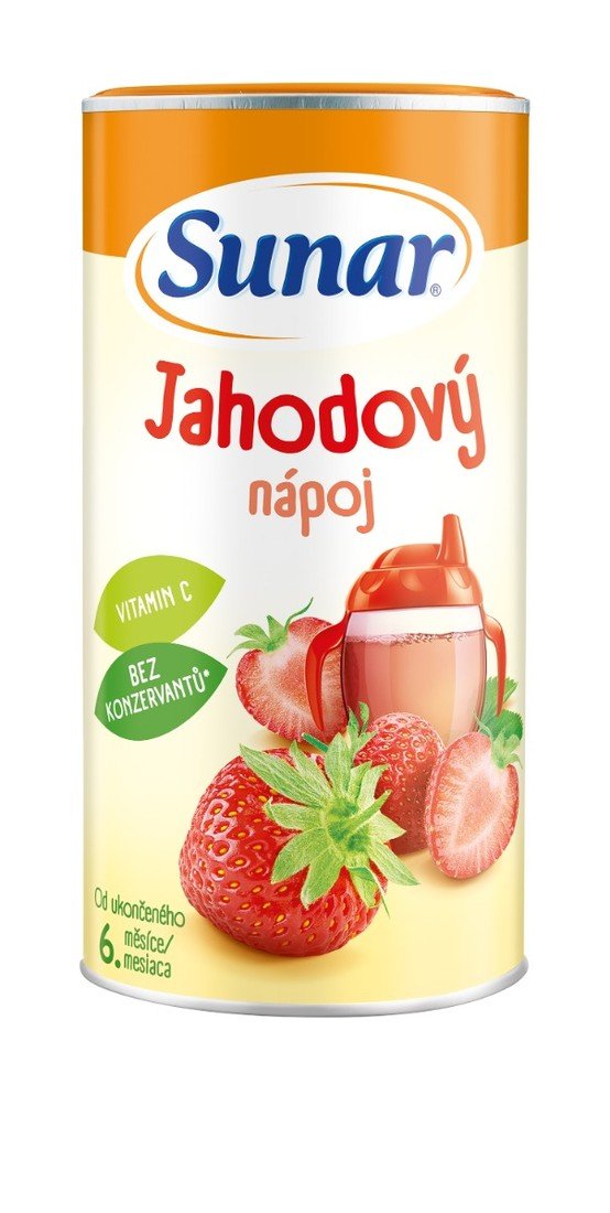 SUNAR Nápoj rozpustný jahodový 200 g