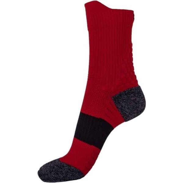 Runto RUN SOCKS 1P Sportovní ponožky, červená, velikost 39/42
