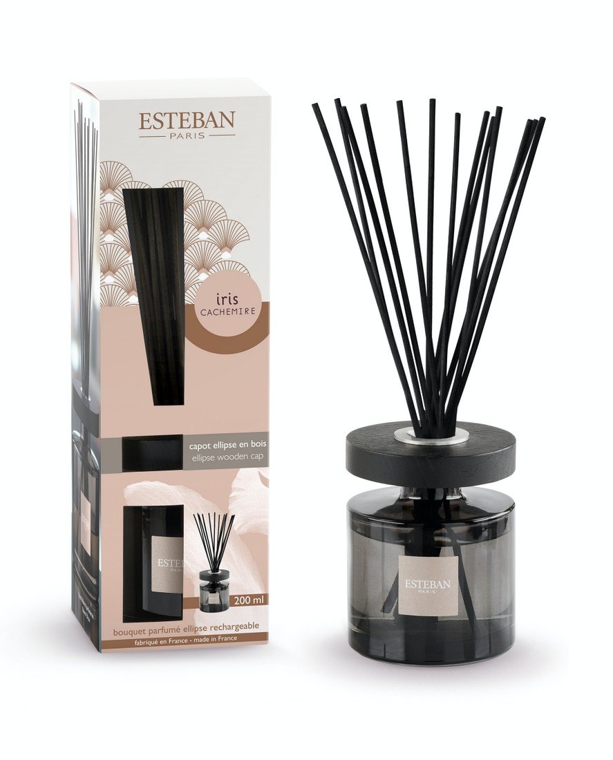 Esteban Paris Parfums  ESTEBAN - DIFUZÉR 200 ML - scented bouquet ellipse - MOKA - iris cachemire 200 ml