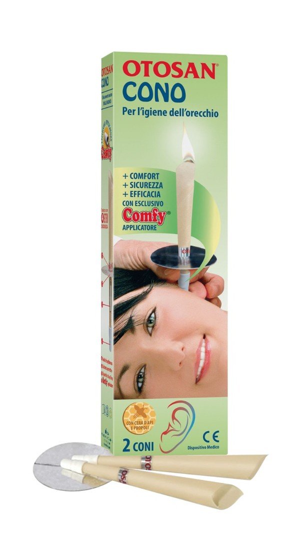 OTOSAN Ušní svíce s včelím voskem 2 ks