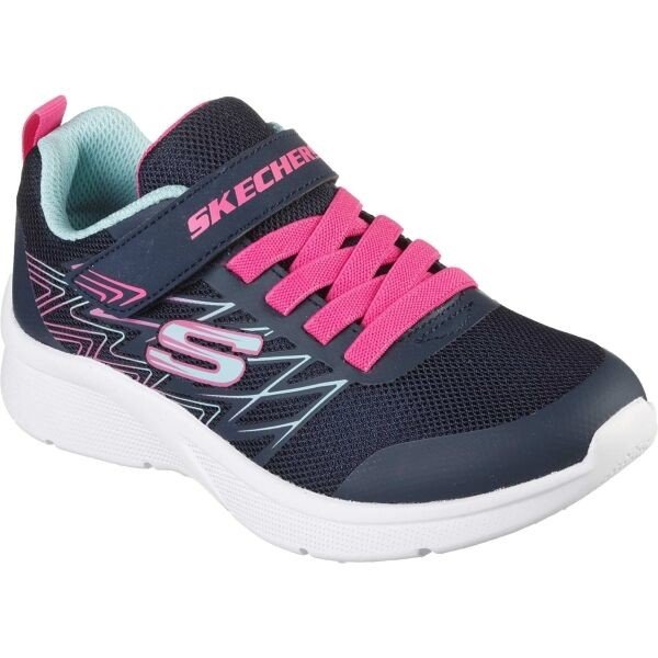 Skechers MICROSPEC-BOLD DELIGHT Dívčí volnočasová obuv, tmavě modrá, velikost 28