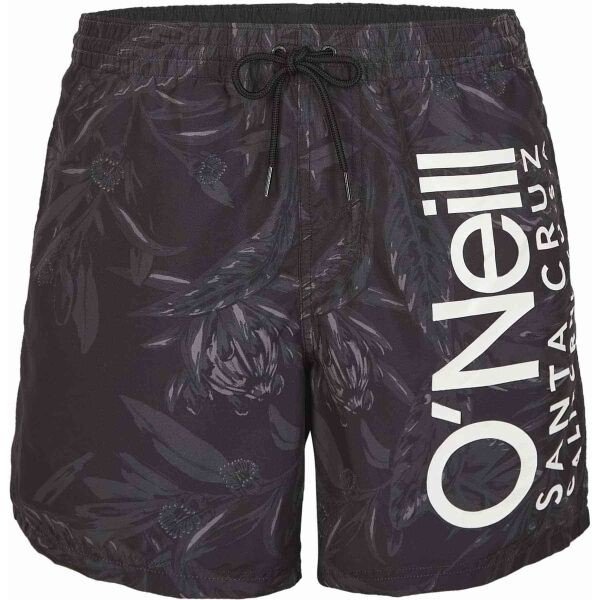 O'Neill CALI FLORAL 16'' SWIM SHORTS Pánské koupací šortky, černá, velikost L