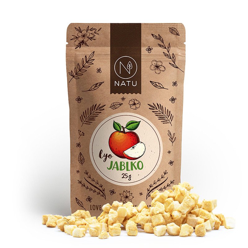 NATU Lyofilizované jablko 25g