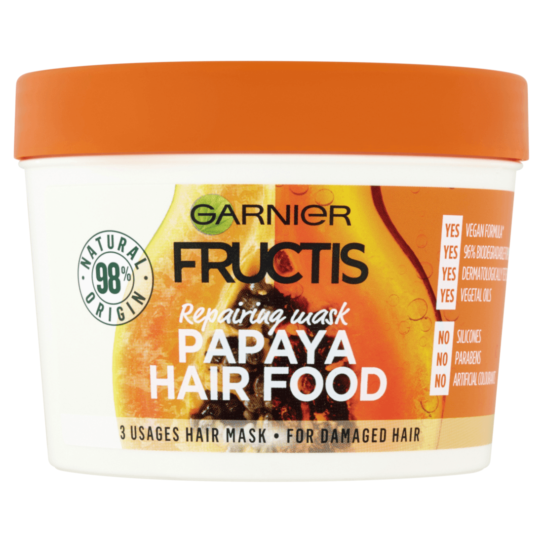 Garnier Fructis Hair Food Papaya regenerační maska pro poškozené 400 ml
