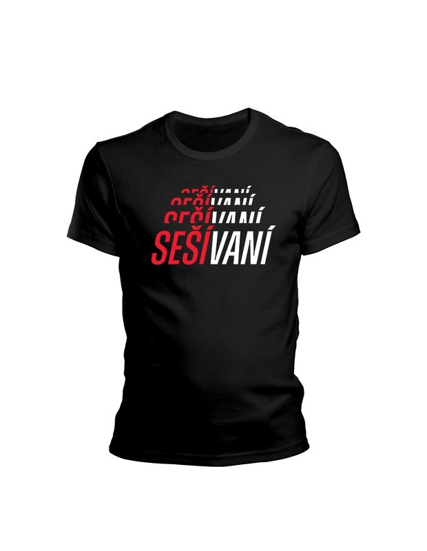 Pánské černé tričko Slavia futsal - Sešívaní
