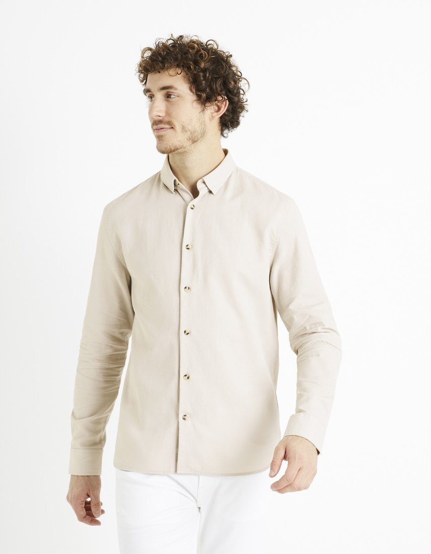 Celio Košile regular Datexture - Pánské