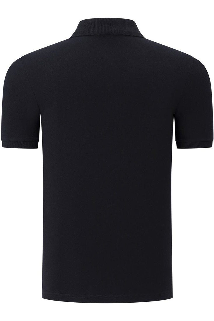 DUO SET T8561 DEWBERRY MEN'S TSHIRT-NAVY - BLACK