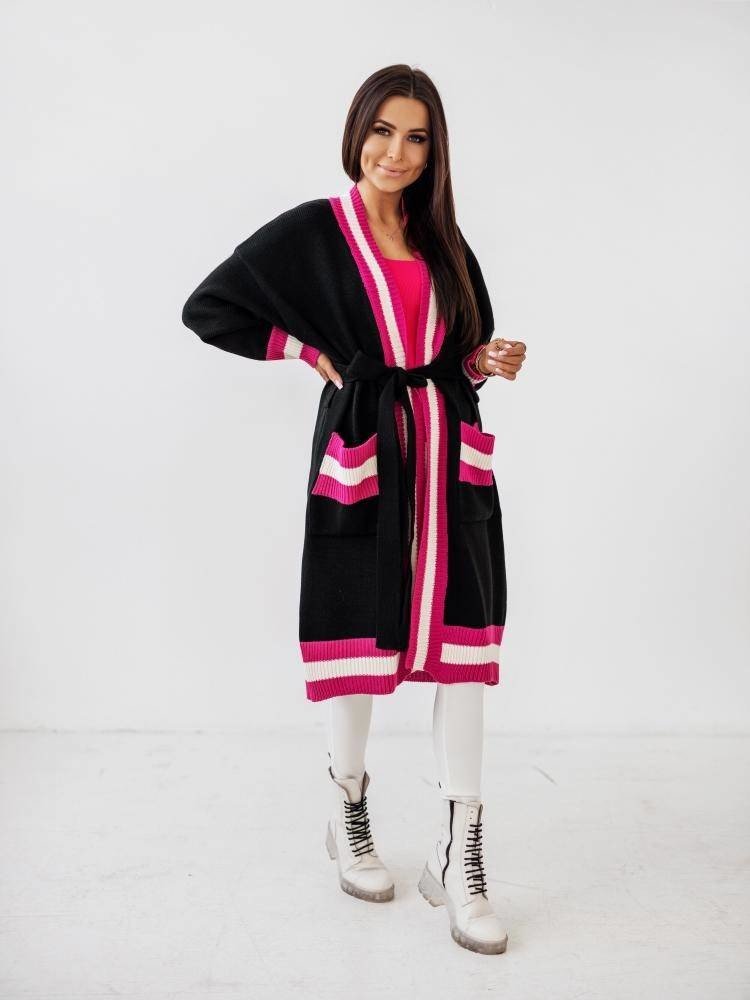 Black cardigan Cocomore cmgB086.R21