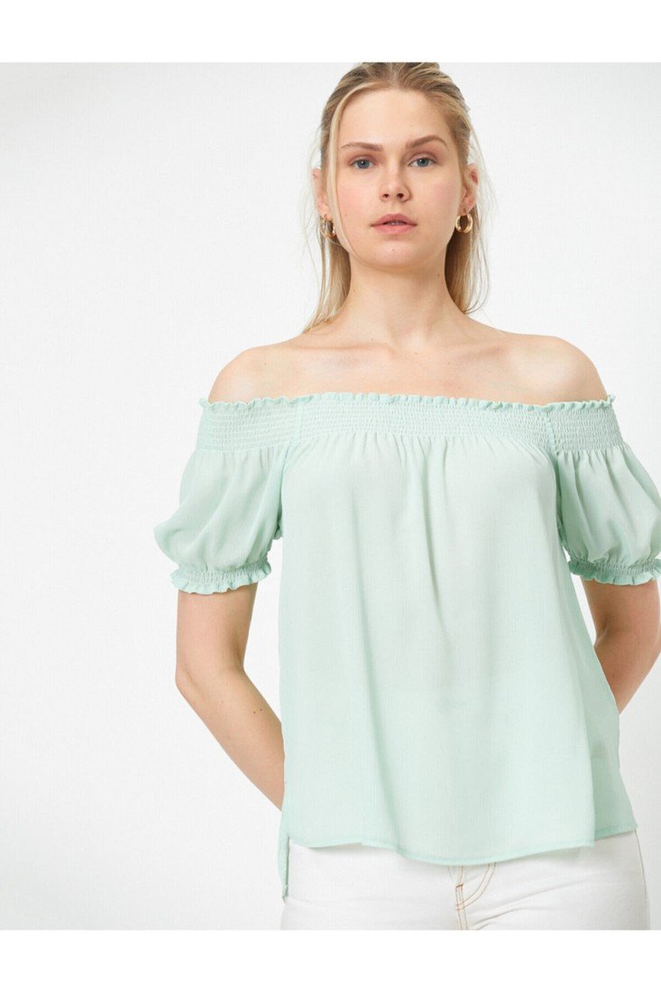 Koton Blouse - Green - Regular fit