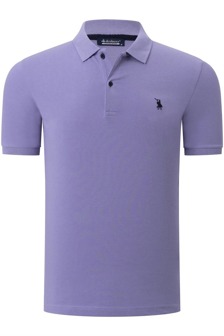 T8561 DEWBERRY MEN'S TSHIRT-STRAIGHT LILAC