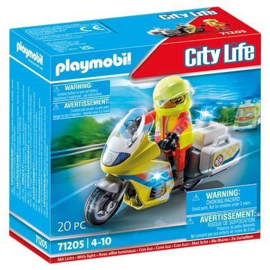 PLAYMOBIL ® Pohotovostní lékařská motorka s blikajícím světlem