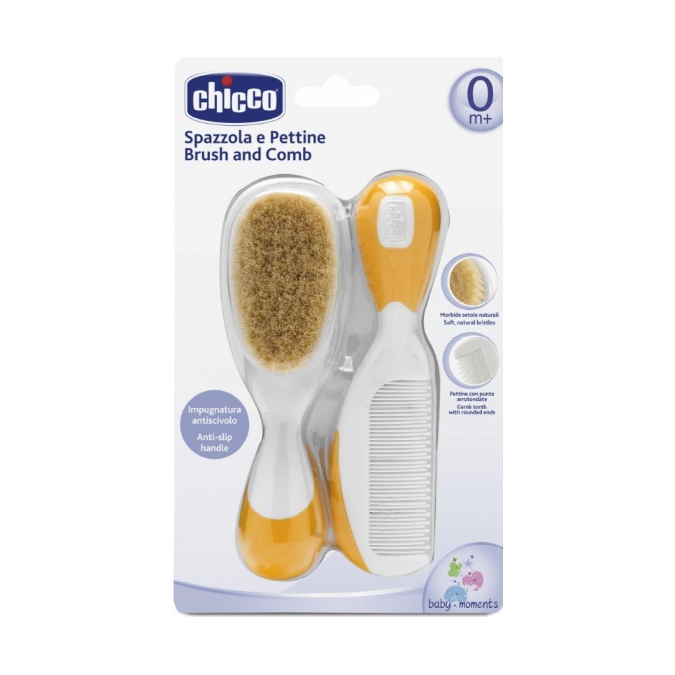 Chicco Hřeben A Kartáč Oranžový