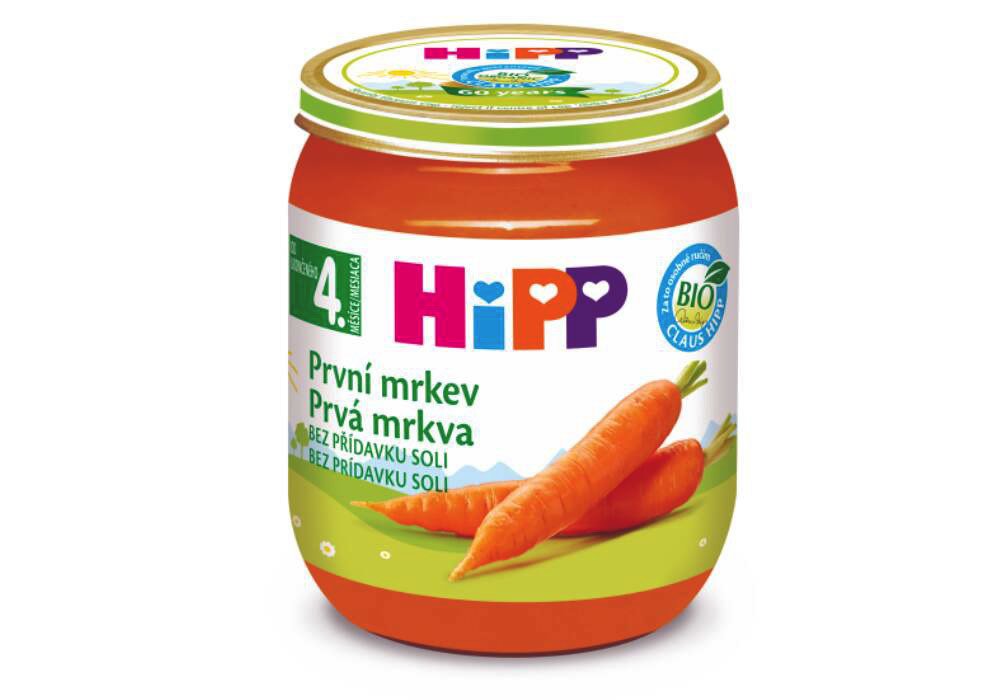 Hipp Zelenina Bio První Mrkev 125g