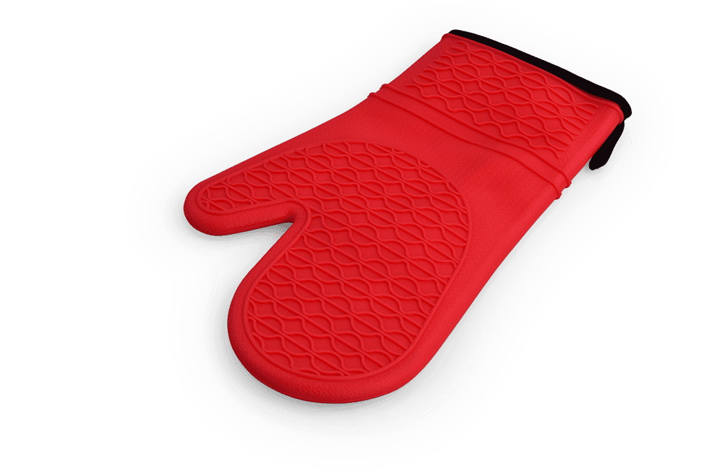 SILICHŇAPKA, silikonová chňapka červená