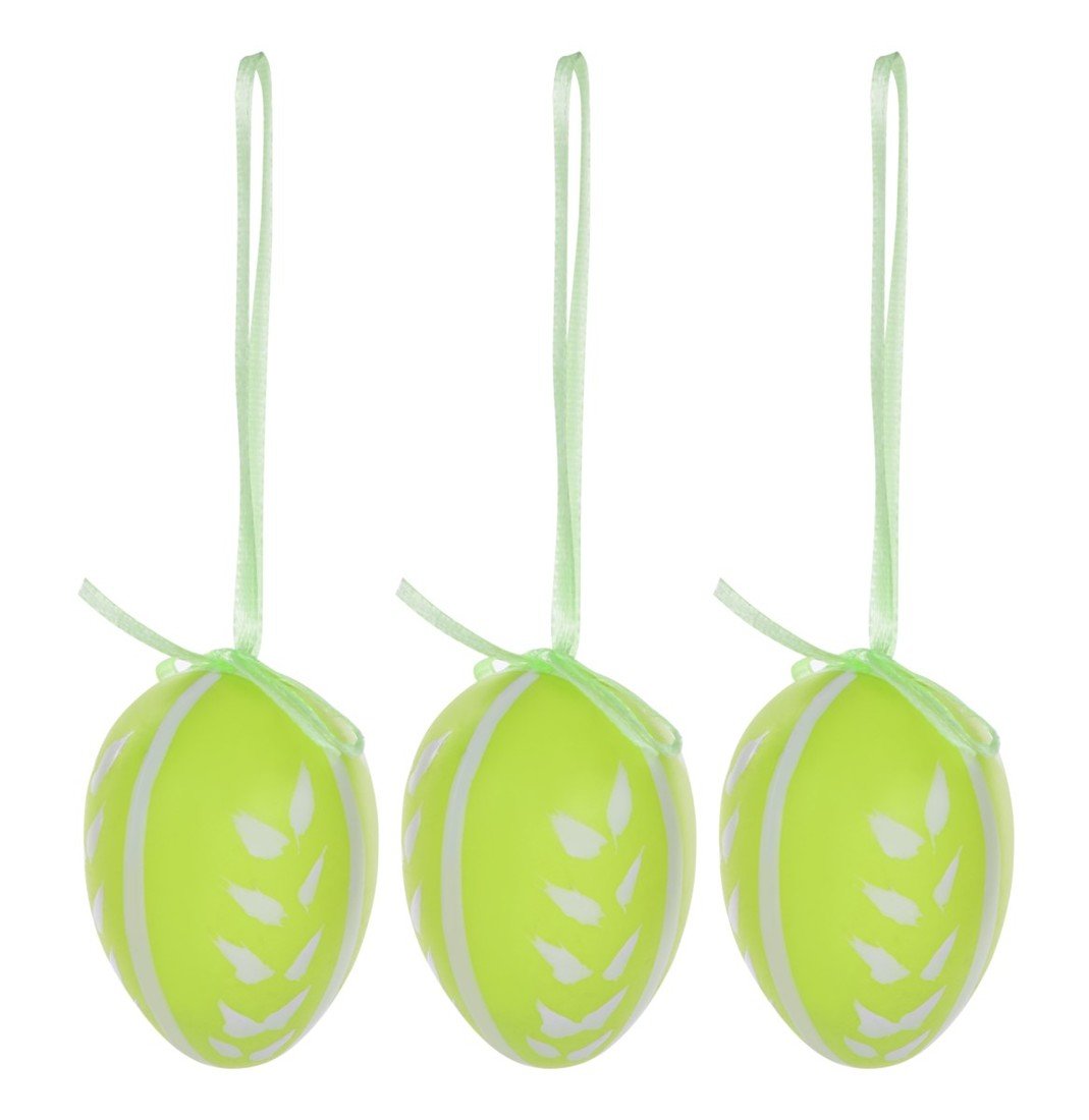 3 ks malovaná velikonoční vajíčka/kraslice, závěsná dekorace