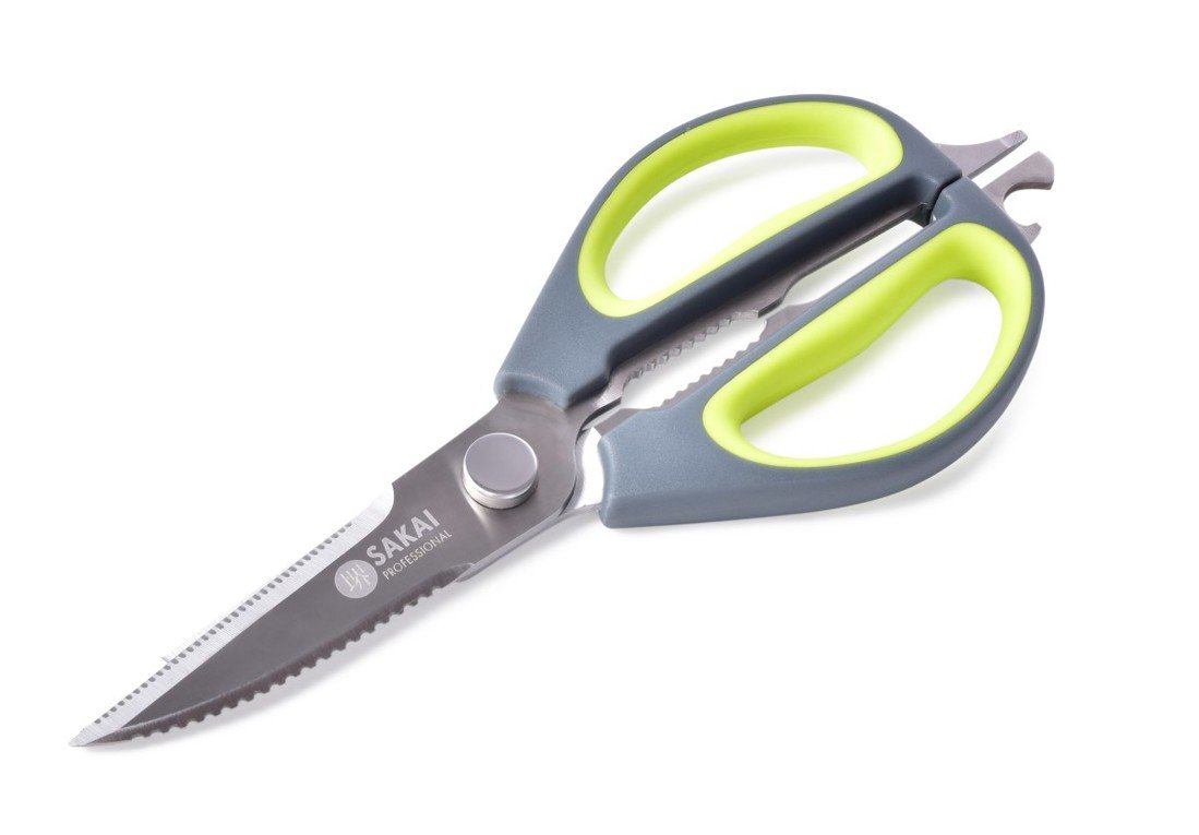 6v1 multifunkční kuchyňské super-nůžky z prvotřídní oceli SAKAI professional