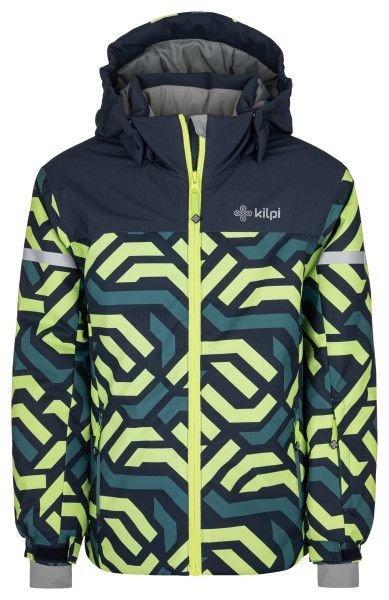 Chlapecká lyžařská bunda kilpi ateni-jb tmavě zelená 110_116