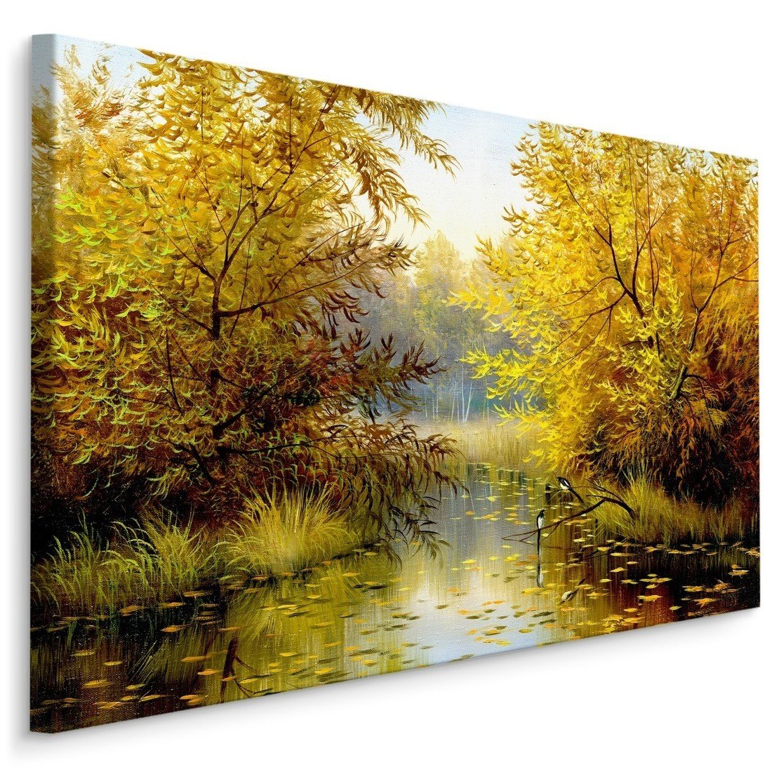 MyBestHome BOX Plátno Podzimní Krajina S Jezerem Varianta: 30x20