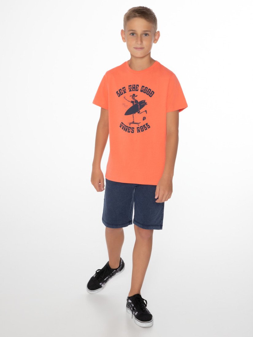 Chlapecké bavlněné tričko protest jurien oranžová 116