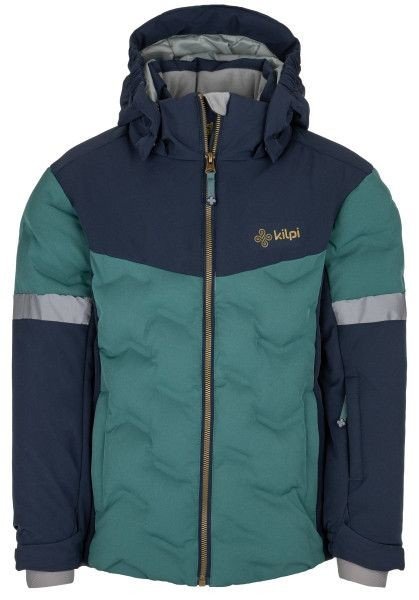 Chlapecká lyžařská bunda kilpi teddy-jb tmavě zelená 110_116