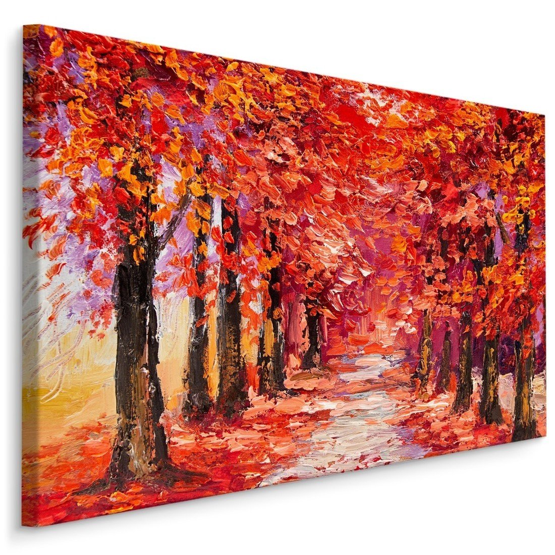 MyBestHome BOX Plátno Podzimní Les V Teplých Barvách Varianta: 30x20