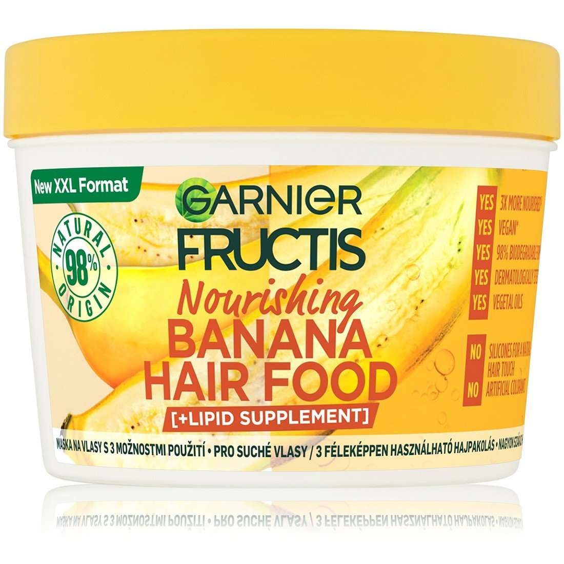 GARNIER Fructis Hair Food banana vyživující maska na vlasy, 400 ml