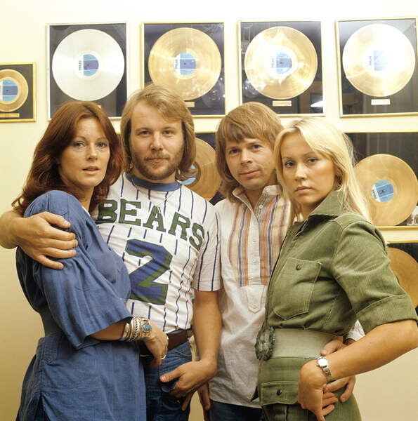 BRIDGEMAN IMAGES Umělecká fotografie ABBA, 1970s, (40 x 40 cm)