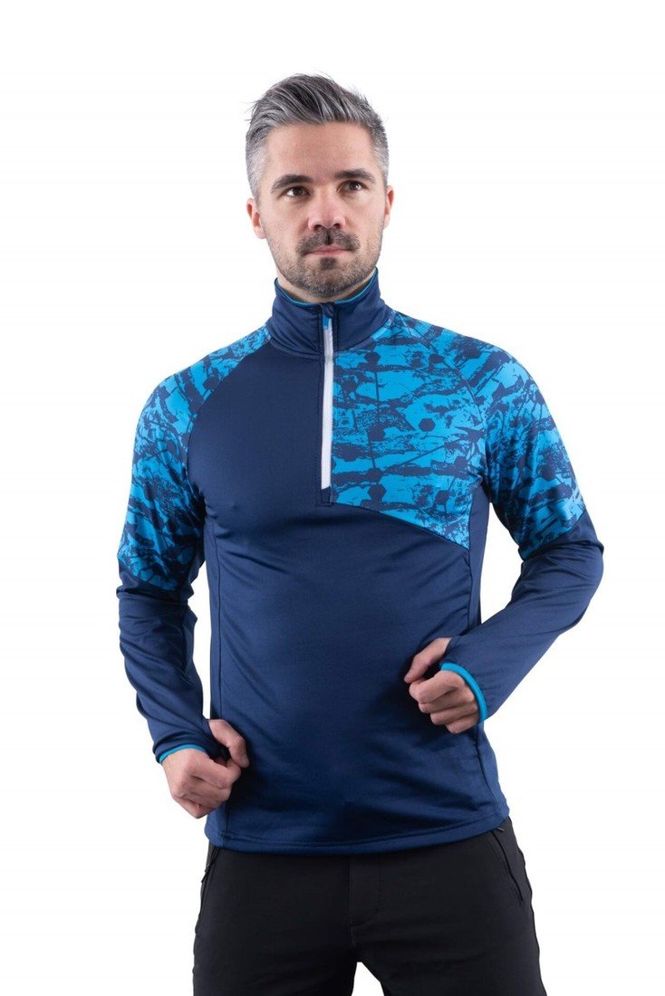 Pánské sportovní tričko gts 215022 tmavě modrá s