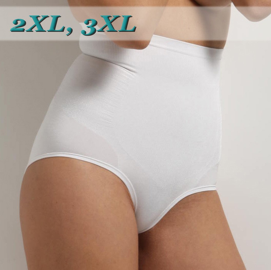 CULOTTE VITA ALTA MAXI 2XL a 3XL modelante stahovací kalhotky, SENSI Velikost: 2XL, Barva: bílá