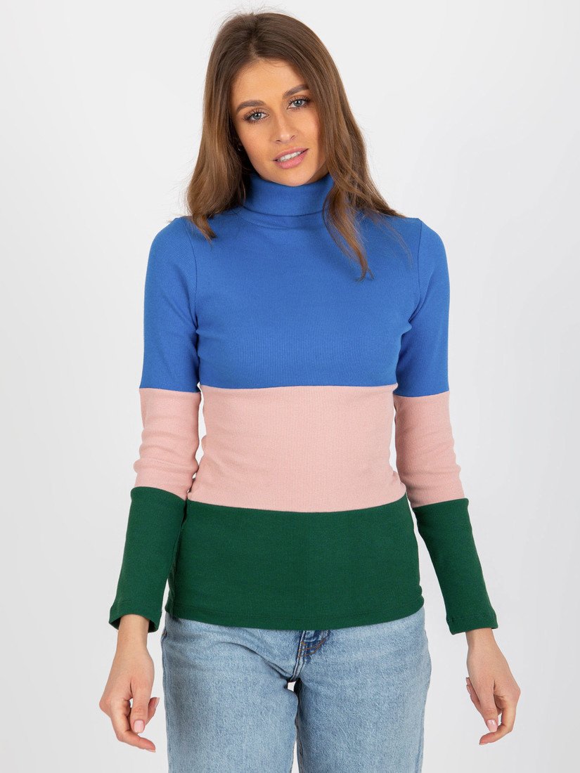 TMAVĚ MODRÝ PRUHOVANÝ ROLÁK RV-BZ-8465-1.45P-DARK BLUE Velikost: ONE SIZE