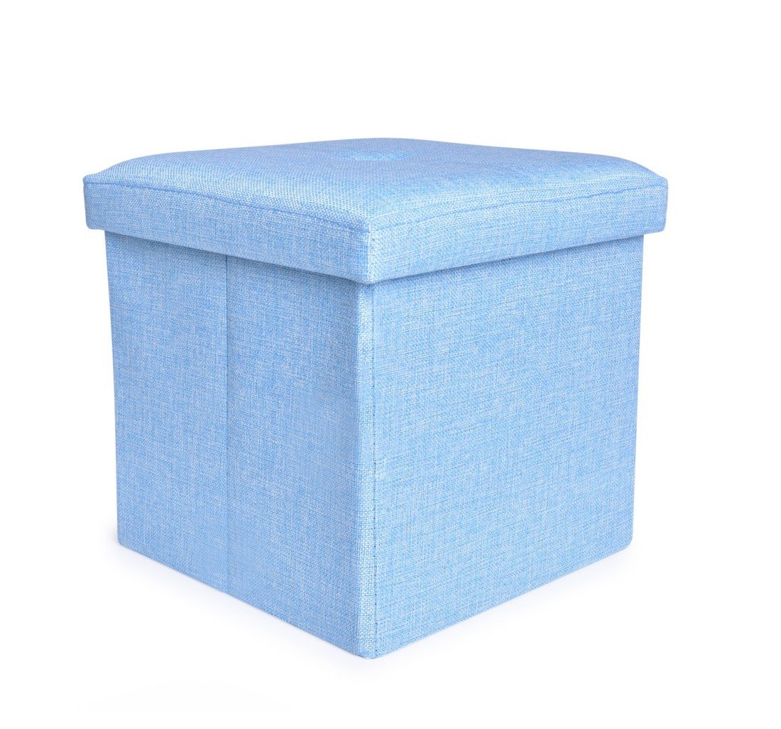 Sedací skládací boxer s úložným prostorem vel. M, modrá melange