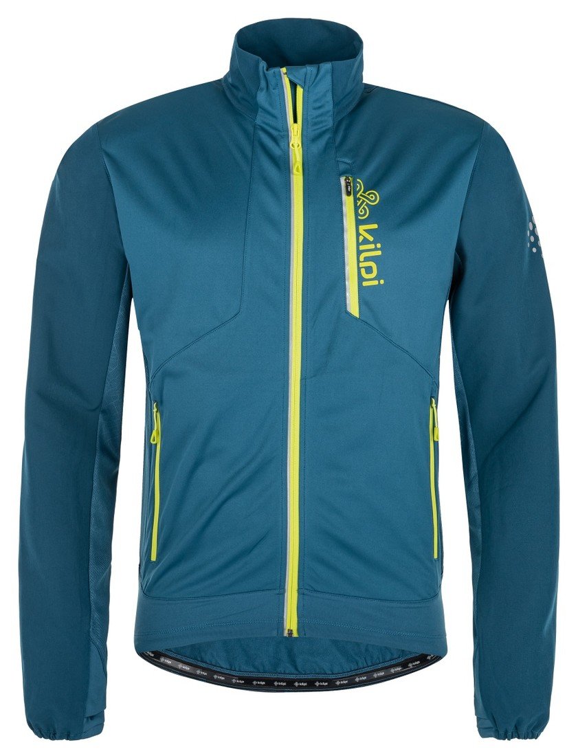 Pánská běžecká bunda kilpi nordim-m tyrkysová l