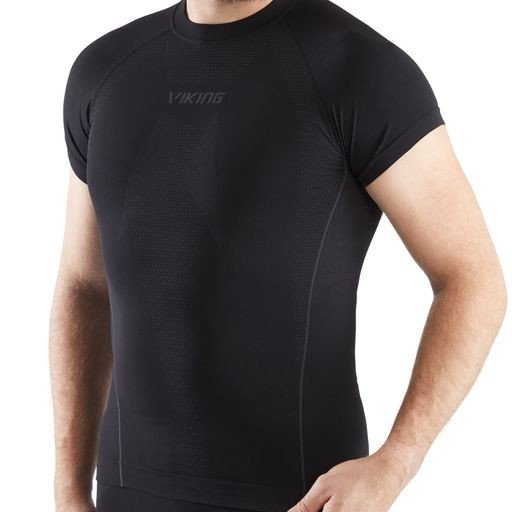 Pánské termo tričko viking eiger černá s