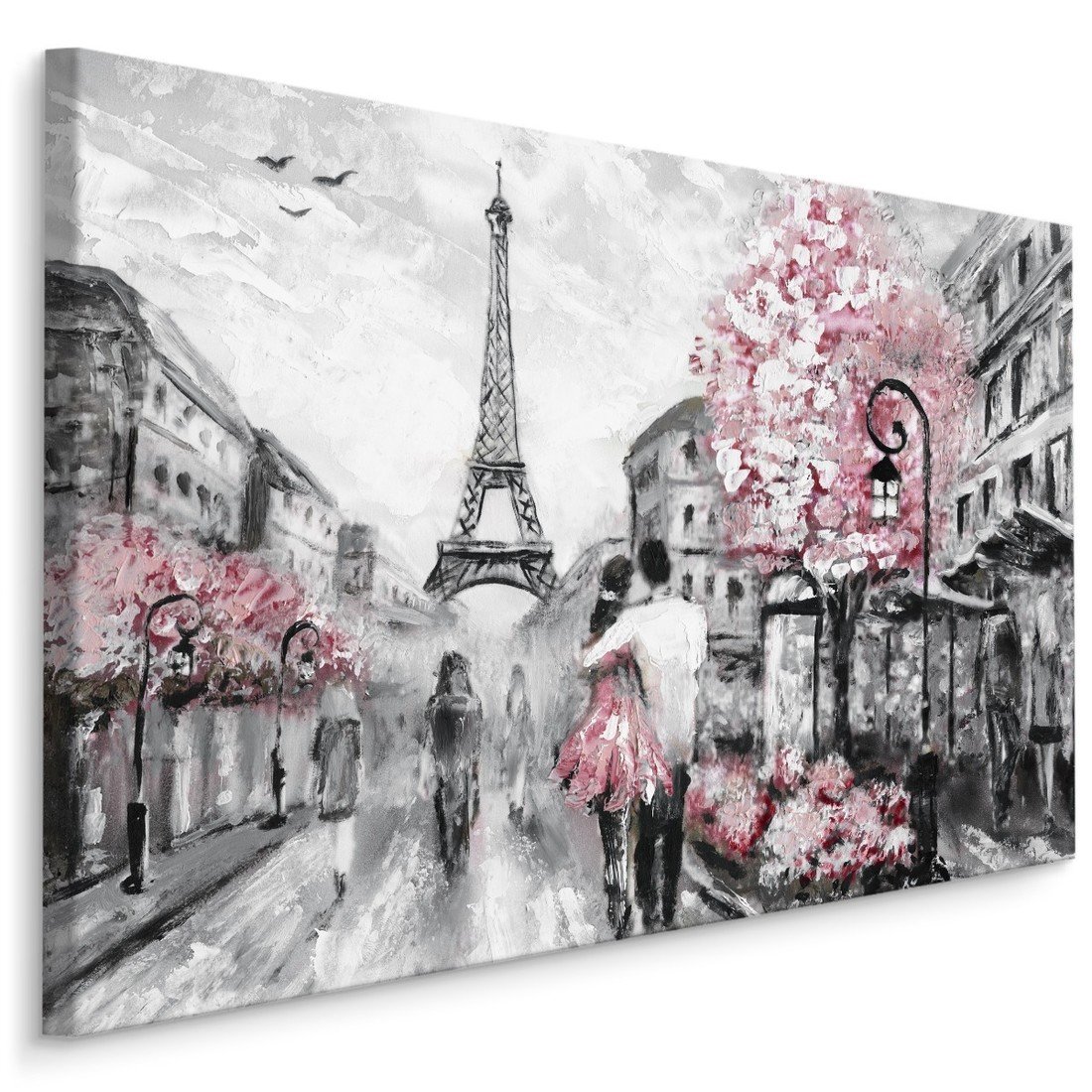 MyBestHome BOX Plátno Zamilovaní V Ulicích Paříže Varianta: 30x20