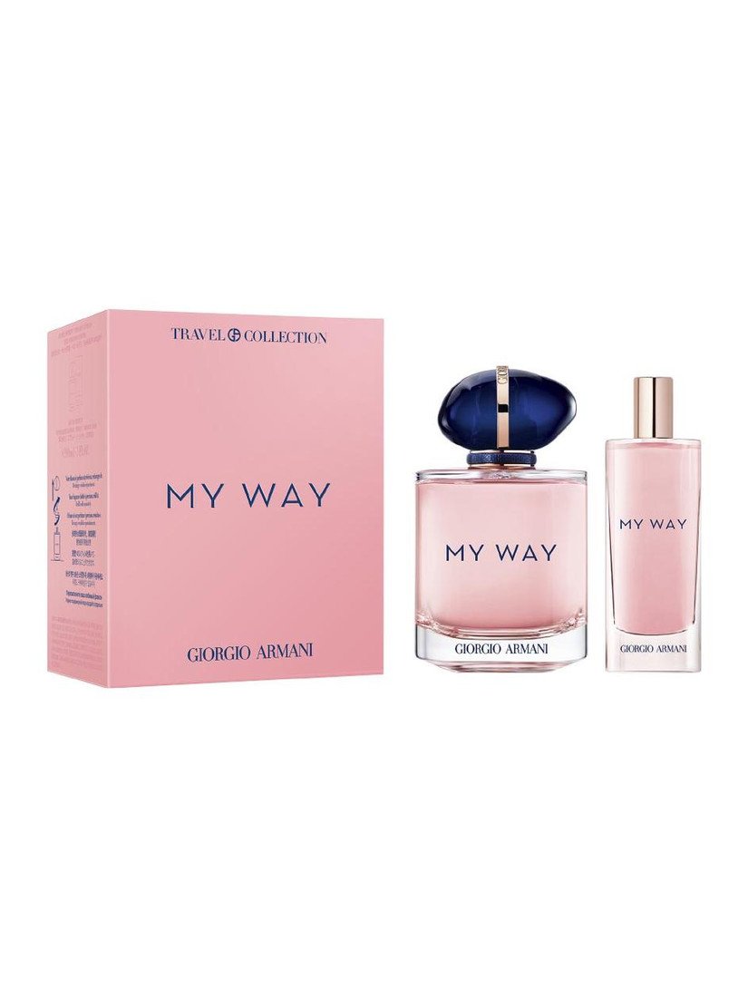 Giorgio Armani My Way Dárková sada pro ženy Parfémovaná voda 90 ml plnitelná + parfémovaná voda 15 ml