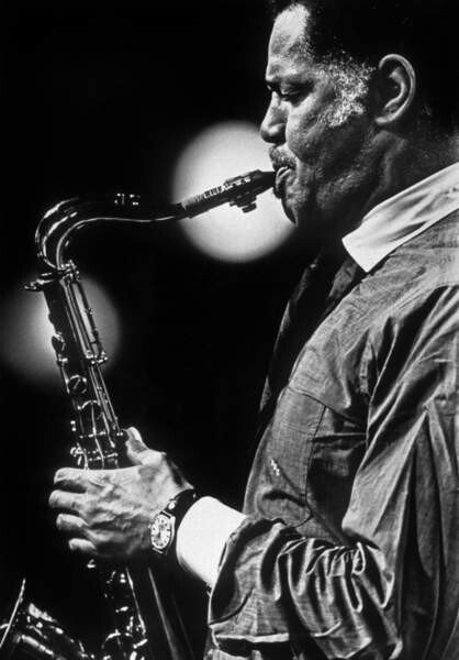 BRIDGEMAN IMAGES Umělecká fotografie Dexter Gordon (1923-1990) American Jazz Saxophonist C. 1973, (26.7 x 40 cm)