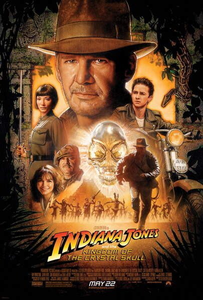 BRIDGEMAN IMAGES Umělecká fotografie Indiana Jones and the Kingdom of the Crystall Skull, (26.7 x 40 cm)