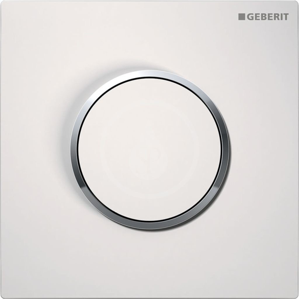 GEBERIT Splachovací systémy Pneumatické ovládání splachování pisoáru typ 10, bílá/chrom 116.015.KJ.1