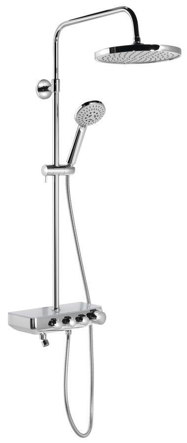 AQUALINE FARRAO sprchový sloup s baterií, chrom SL450