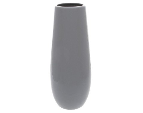 Váza Luna 30 cm, šedá