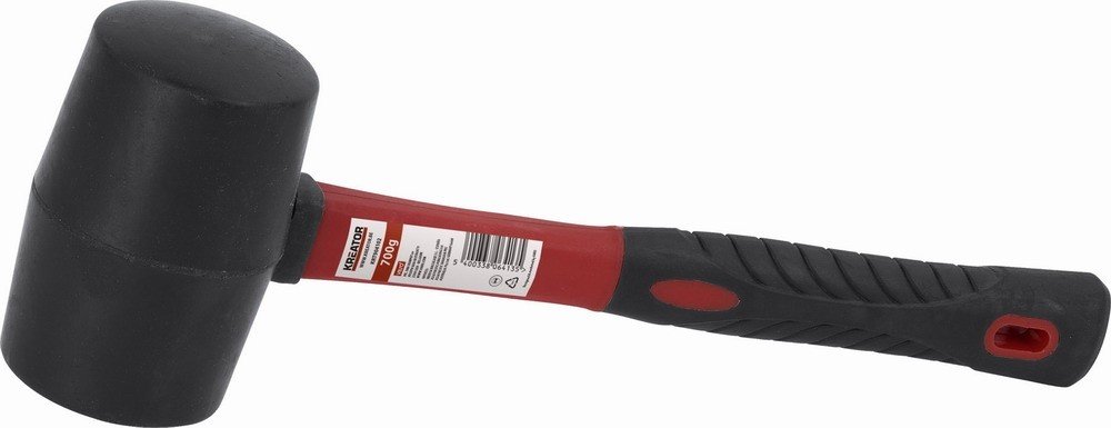 Kreator Krt904101 Gumová palice černá 450g - Laminátová násada